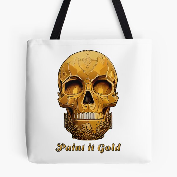 Aperçu de l'œuvre Rencontrez la mort - Paint it Gold créée et vendue par GenerationalArt.