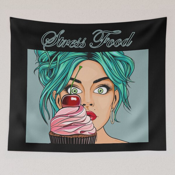 Item preview, Stress Food - AKBubblegum designed and sold by AKBubblegum.