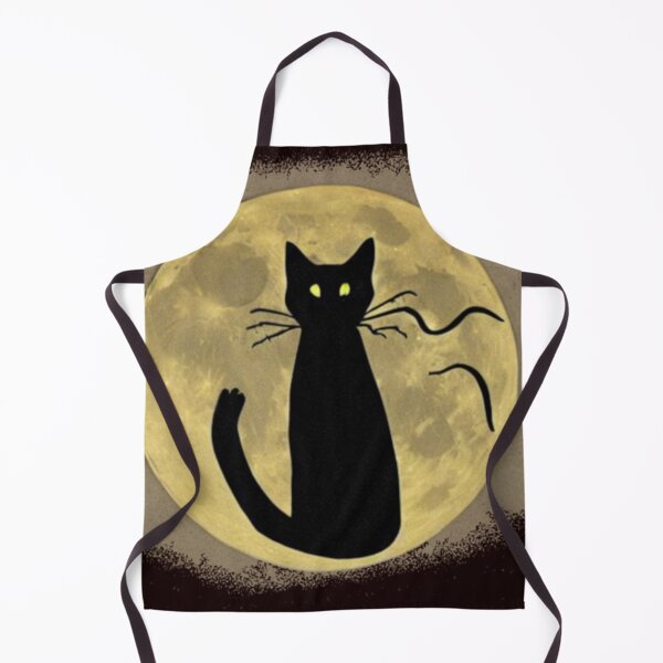 Item preview, Black Cat Full Moon designed and sold by ZenoIzen.