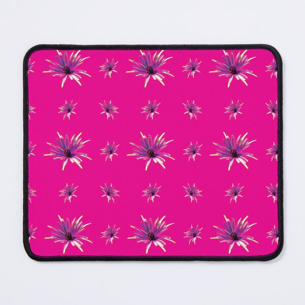 Item preview, Purple Flower Pattern - Wild Salsify on Cerise designed and sold by sleepingdogprod.