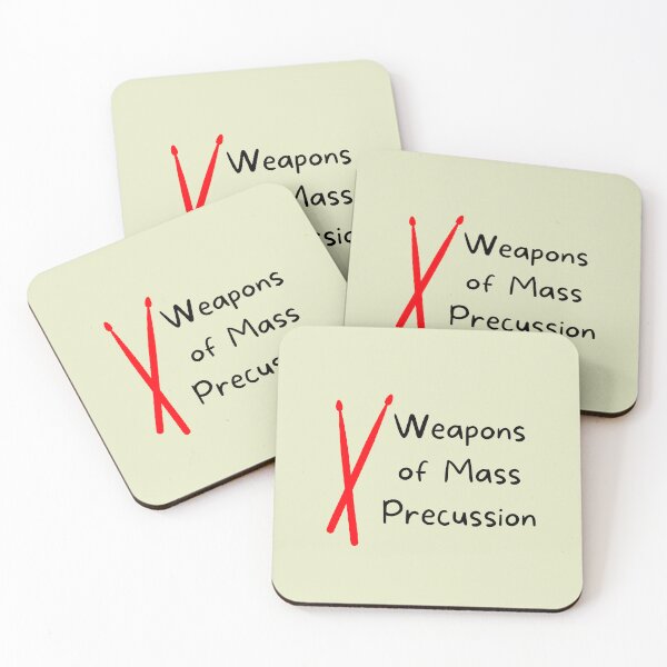 Item preview, Weapons Of Mass Percussion For Drummers And Drum Players As A Funny Drummer   designed and sold by Funwithmusic.