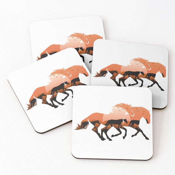 Item preview, Horses at sunset designed and sold by Brownies22.