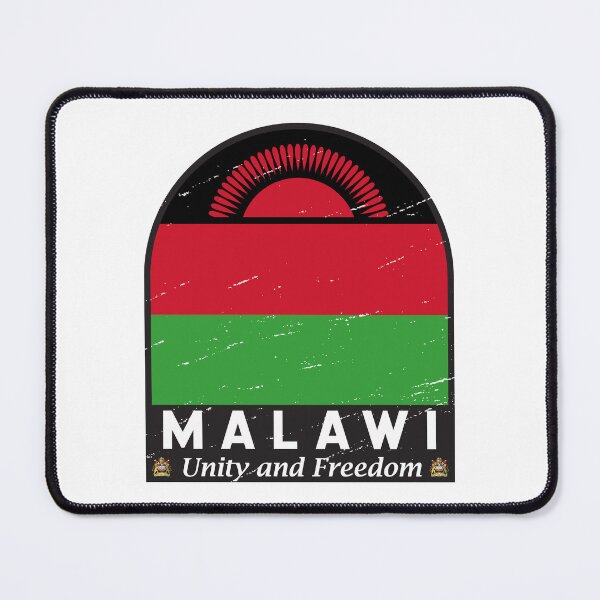 Item preview, Malawi Flag Emblem Distressed Vintage designed and sold by KrisSidDesigns.