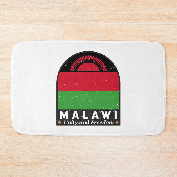 Item preview, Malawi Flag Emblem Distressed Vintage designed and sold by KrisSidDesigns.