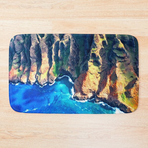Item preview, Aerial view of the Napali Coastline in Hawaii designed and sold by Rocky Mountain Artistry.
