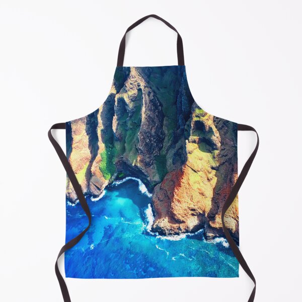 Item preview, Aerial view of the Napali Coastline in Hawaii designed and sold by Rocky Mountain Artistry.