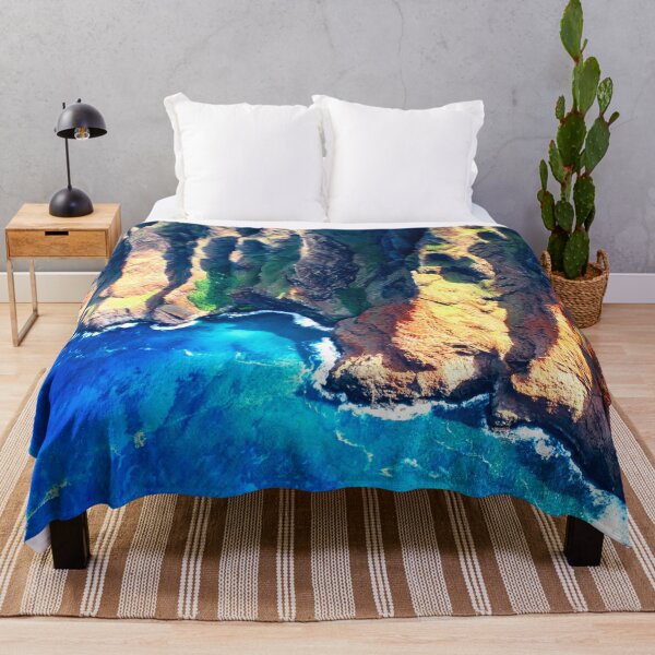 Item preview, Aerial view of the Napali Coastline in Hawaii designed and sold by Rocky Mountain Artistry.