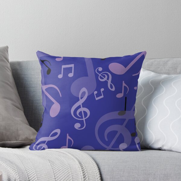 Item preview, Cute Music Notes, Music Pattern on Purple Blue  designed and sold by Yolanda Designs.