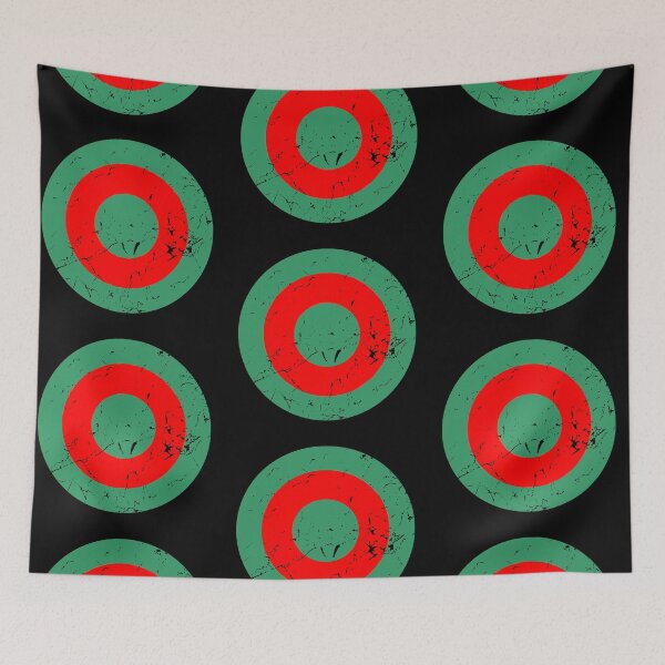 Item preview, Vintage Green and Red Roundel (Opt.1/2) designed and sold by Irish-Nostalgia.