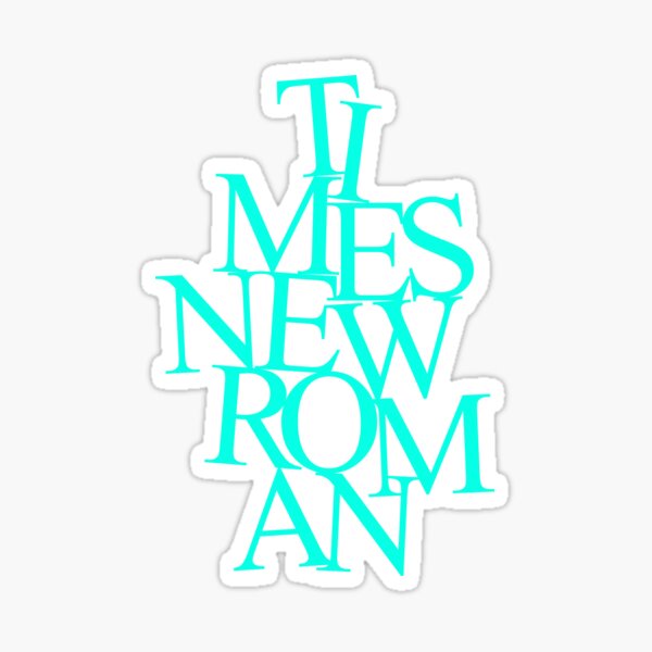 Item preview, Times New Roman v.8 designed and sold by x1brett.
