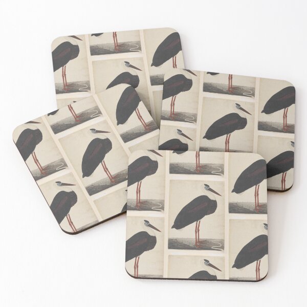 Item preview, Black Stork in a Landscape designed and sold by Gentle40Winks.