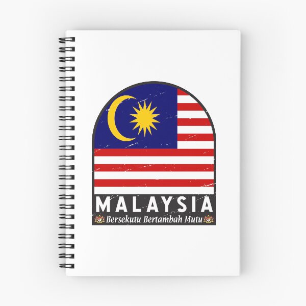 Item preview, Malaysia Flag Emblem Distressed Vintage designed and sold by KrisSidDesigns.