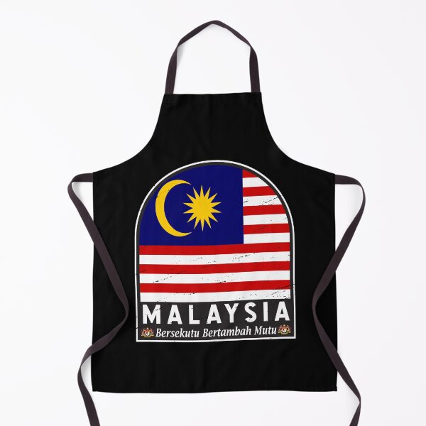 Item preview, Malaysia Flag Emblem Distressed Vintage designed and sold by KrisSidDesigns.