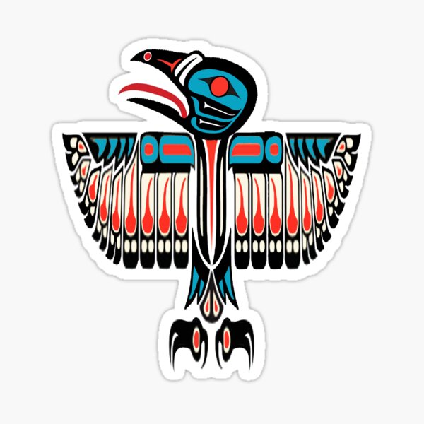 Haida First Nation 'flight of Eagles' Vinyl Sticker Decal Pacific North  West Coast Native Indigenous Art -  Finland