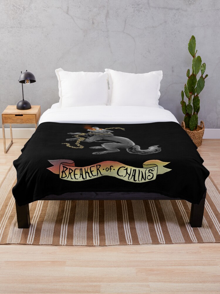 Fenrir Breaker of Chains Throw Blanket