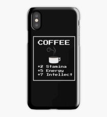 Coffee RPG Stats iPhone Case