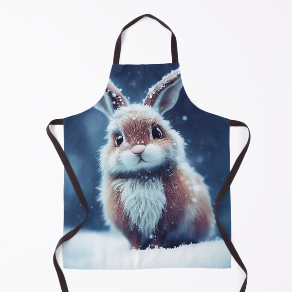 Item preview, Winter Bunny Artwork designed and sold by AnuGoldPrints.