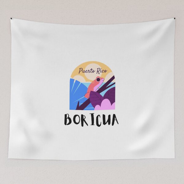 Item preview, Boricua Coqui Flag designed and sold by Suzy Perez Art.