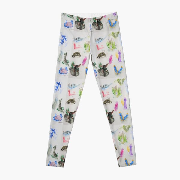 World of Nudibranches Sea slugs and ocean creatures Leggings