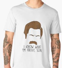 Ron Swanson Quote Parks and Recreation Men's Premium T-Shirt