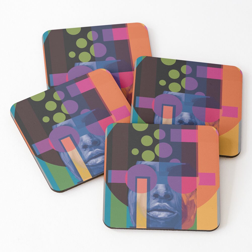 Item preview, Coasters (Set of 4) designed and sold by Rysowanka.