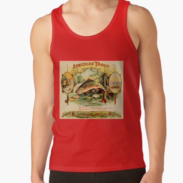  Texas Speckled Trout Vintage Fishing Tank Top : Clothing, Shoes  & Jewelry