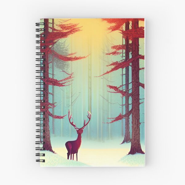 Item preview, Deer In Maple Forest designed and sold by entrys.