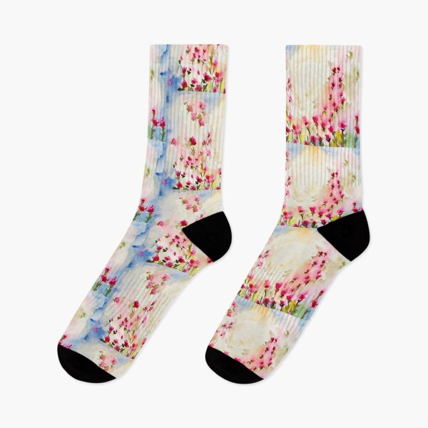 Item preview, Floating flowers in the sky.  designed and sold by watercolorsLiz.