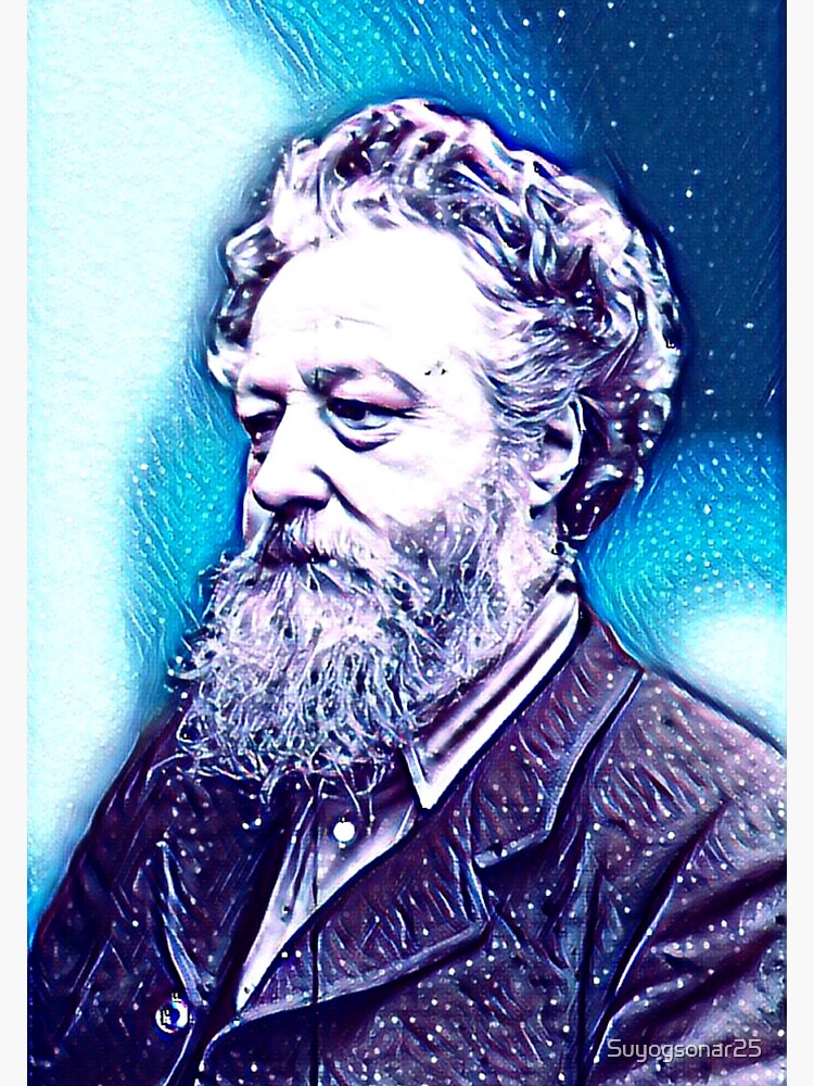 "William Morris Artwork William Morris Portrait William Morris Wall
