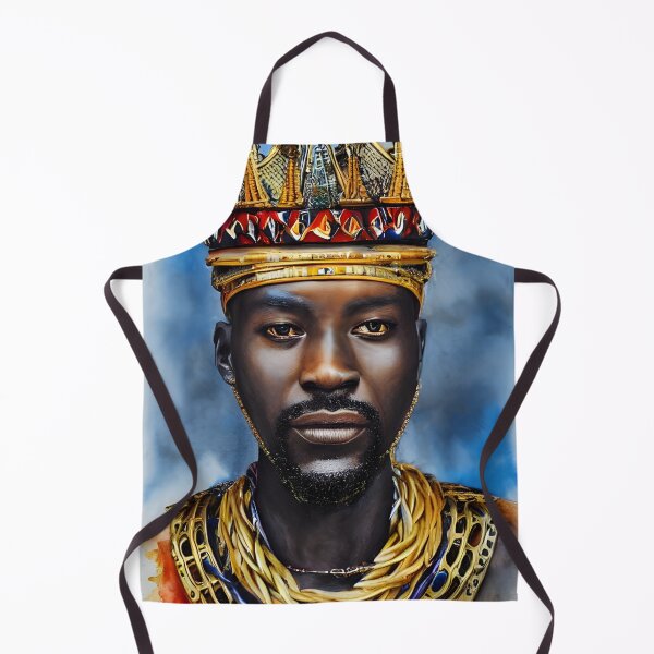 Item preview, Malik - Watercolor and ink - African American King designed and sold by fruitfulskye.
