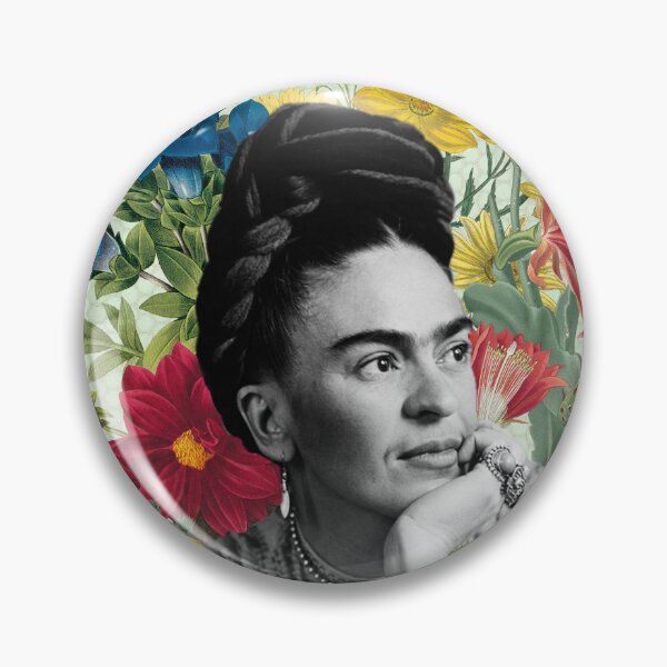 Item preview, Frida Kahlo Flowery designed and sold by Muycote.