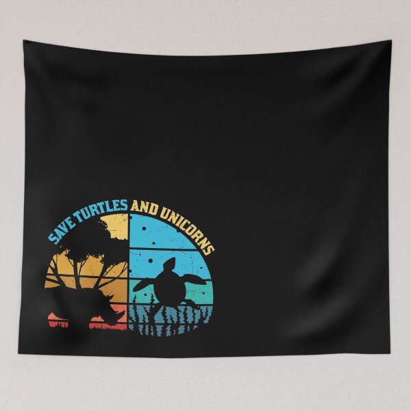 Item preview, Save Turtles And Unicorns designed and sold by proearth2022.