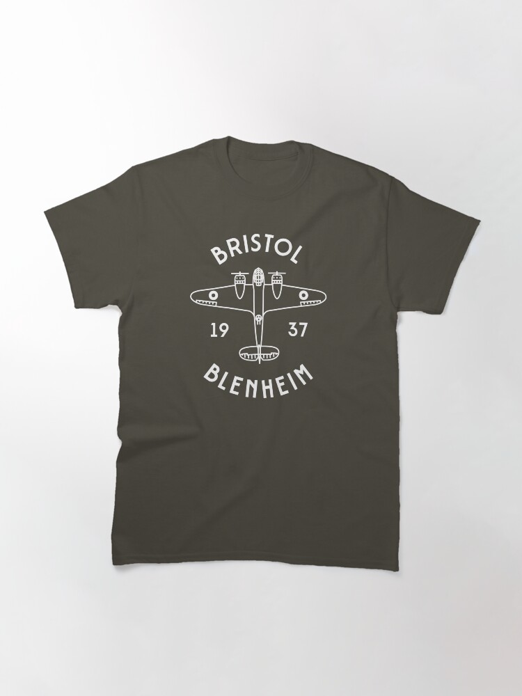 Thumbnail 2 of 7, Classic T-Shirt, Bristol Blenheim designed and sold by Aeronautdesign.