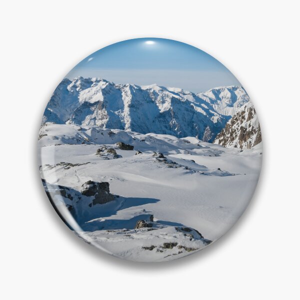 Item preview, Alpine snowy peaks in winter, France designed and sold by stedata.