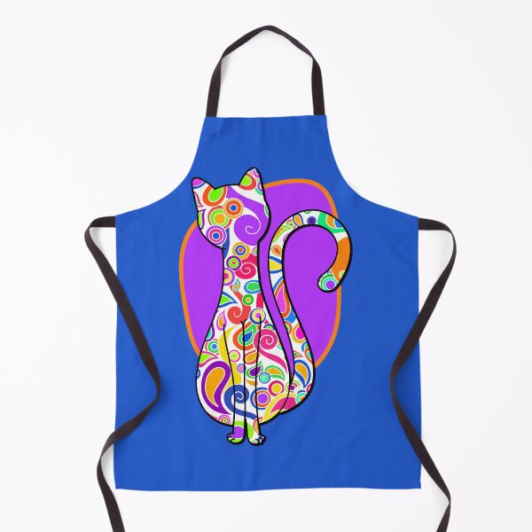 Item preview, Abstract Funky colorful Cat Art designed and sold by Alondra.