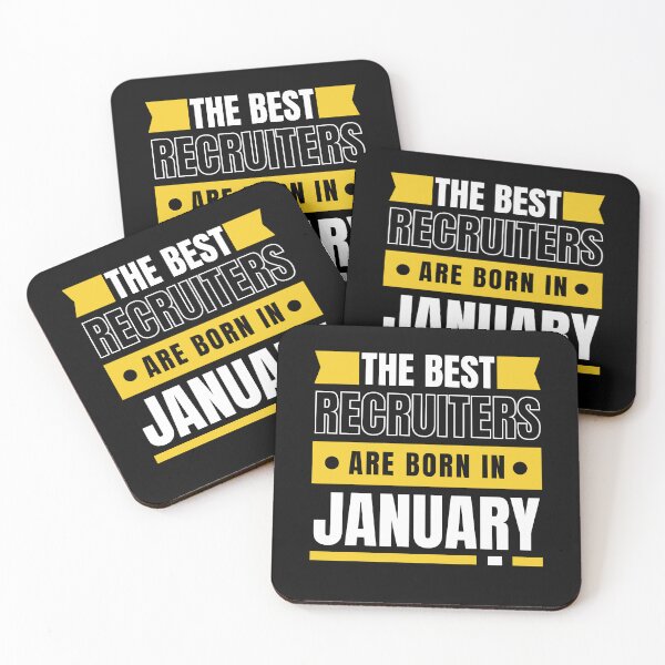 Item preview, The Best Recruiters are born in January Capricorn designed and sold by Recruiter-Love.