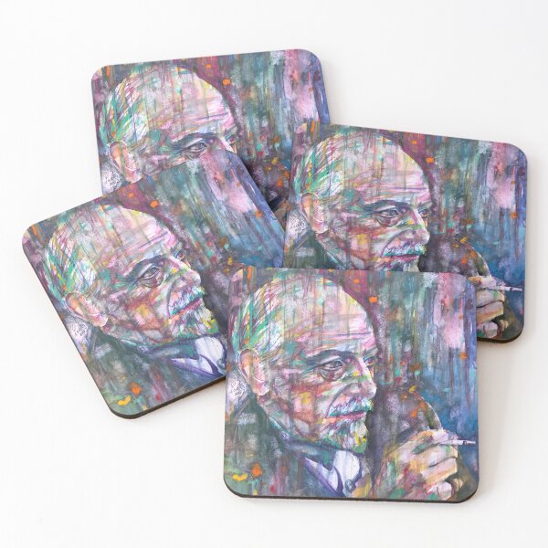 Item preview, LUIGI PIRANDELLO watercolor portrait .1 designed and sold by lautir.