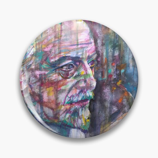 Item preview, LUIGI PIRANDELLO watercolor portrait .1 designed and sold by lautir.