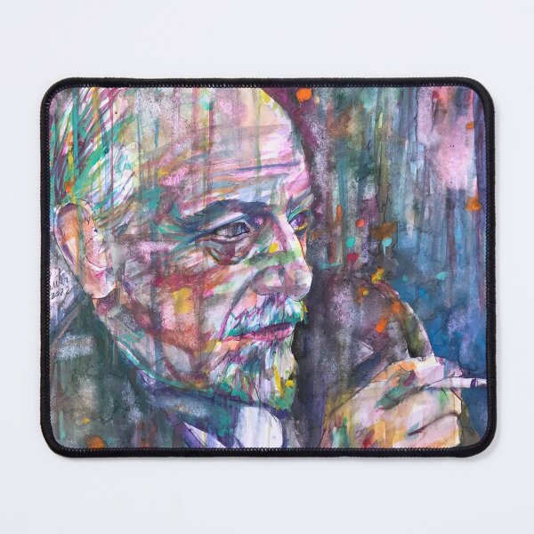 Item preview, LUIGI PIRANDELLO watercolor portrait .1 designed and sold by lautir.