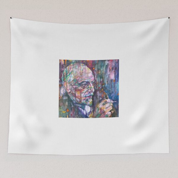 Item preview, LUIGI PIRANDELLO watercolor portrait .1 designed and sold by lautir.