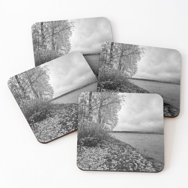 Item preview, Gray morning at Pyhaniemi bw designed and sold by Jouko Lehto Photography.