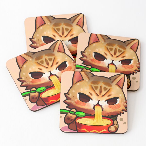 Item preview, Cat Eating Ramen designed and sold by Timegraf.