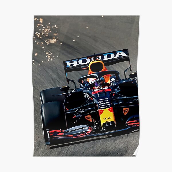Max Verstappen Sparks - F1 2022 Poster