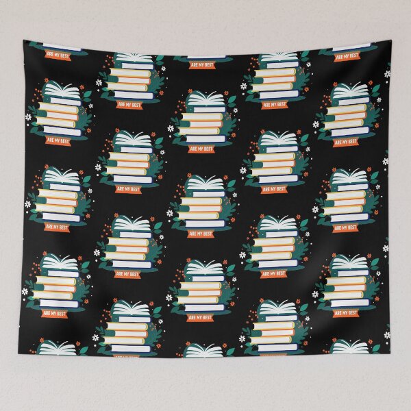 Item preview, books are my best friends    designed and sold by showfeesticker.