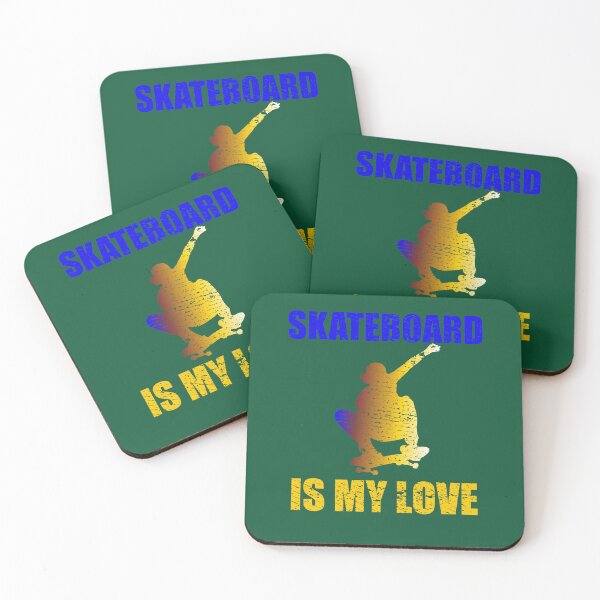 Item preview, Skateboard is my love bright colors designed and sold by VitoTDesign.