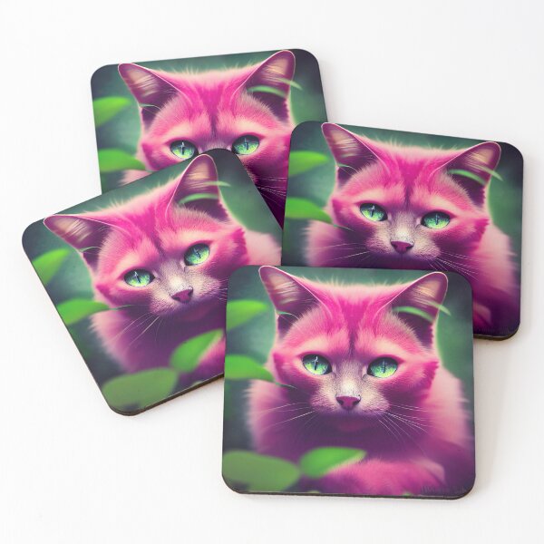 Item preview, Pink furry cat designed and sold by KreaKat.