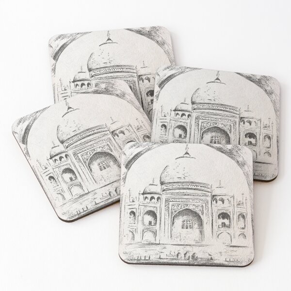 Item preview, Taj Mahal Charcoal Sketch designed and sold by rossartstudio.