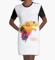 Sommer kommt T-Shirt Kleid