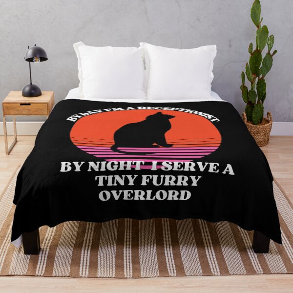 Item preview, RECEPTIONIST Serves A Tiny Furry Overlord designed and sold by McThingummy.