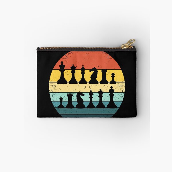 Item preview, 70s Chess Pieces on a Vintage Sunset designed and sold by KleverOlivier.